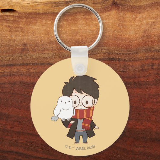 Porte-clés Chibi HARRY POTTER™ & Hedwig (Recto)