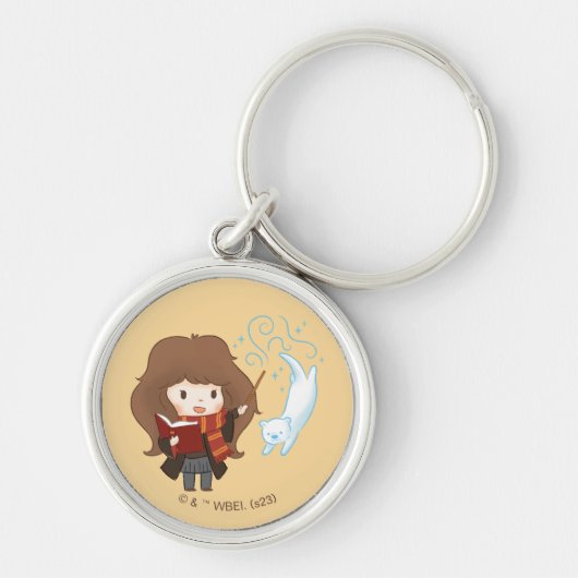 Porte-clés Chibi Hermione Granger Patronus (Devant)