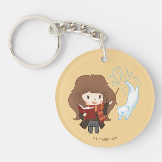 Porte-clés Chibi Hermione Granger Patronus (Devant)