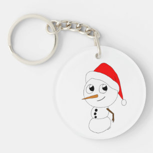 Porte-clés chibi snowman