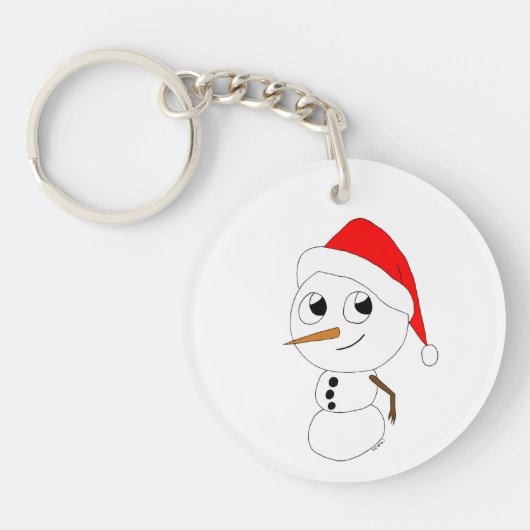 Porte-clés chibi snowman (Devant)