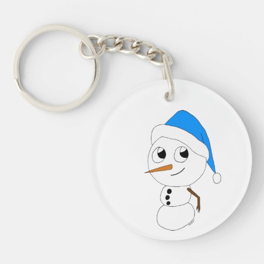 Porte-clés chibi snowman (Devant)