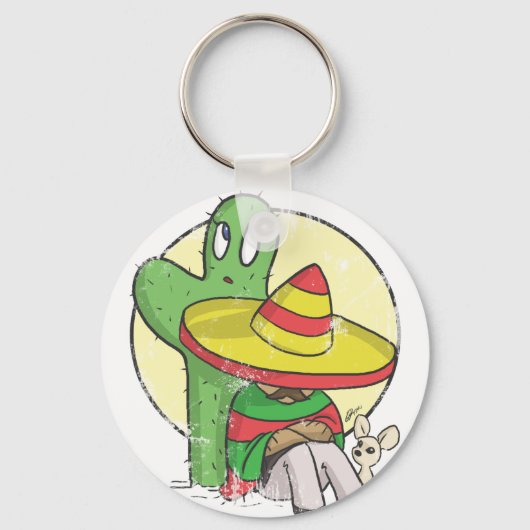 Porte-clés chibi sombrero en détresse (Recto)