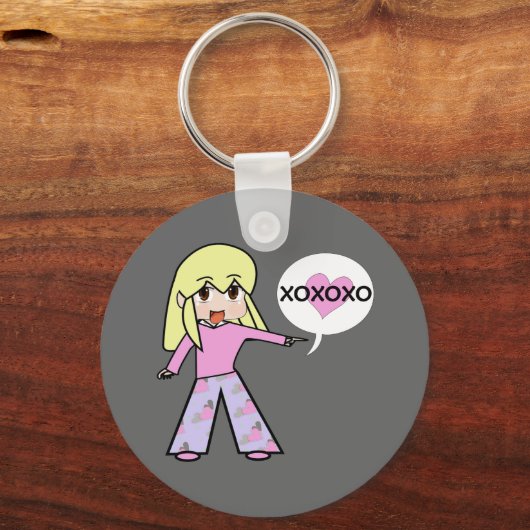 Porte-clés Chibi Valentine (Recto)