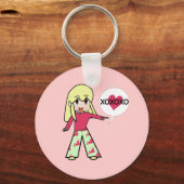 Porte-clés Chibi Valentine Hearts (Recto)