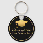 Porte-clés Chic Gold Foil classe de graduation tendance de 20 (Recto)
