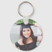 Porte-clés Chic Graduate Photo Custom 2025 Graduation (Verso)