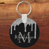 Porte-clés Chic Parties scintillant Argent Lecteurs Étincelle (Recto)