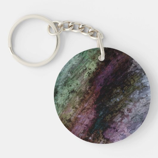 Porte-clés Chic Purple Green Frost Streaks Porte - clé acryli (Devant)