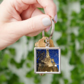 Porte-clés Chicago à Noël (main)