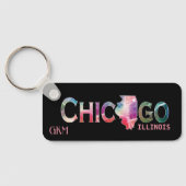 Porte-clés Chicago - Coloré (Verso)