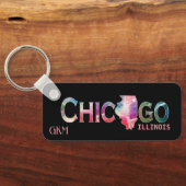 Porte-clés Chicago - Coloré (Verso)