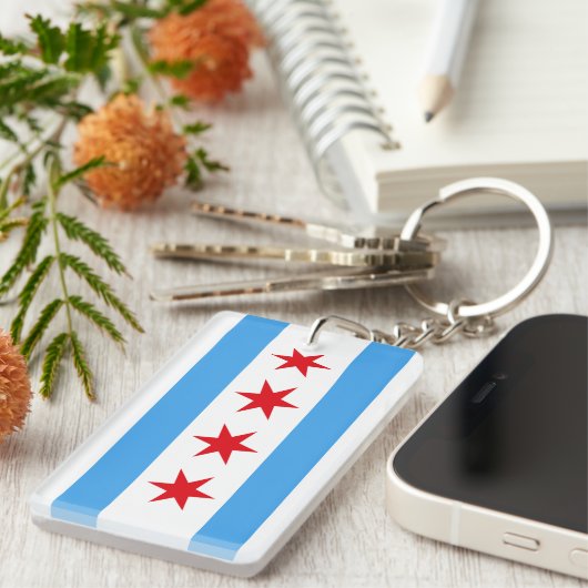 PORTE-CLÉS CHICAGO, IL (Devant droit)