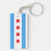 PORTE-CLÉS CHICAGO, IL (Dos)