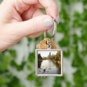 Porte-clés Chicago, Illinois, Rowers dans la lagune de Lincol (main)