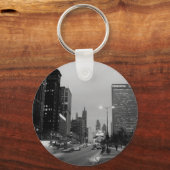 Porte-clés Chicago Michigan Avenue @ Nuit 6 mars 1967 (Recto)