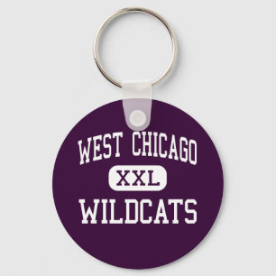 Porte-clés Chicago occidentale - chats sauvages - haute -