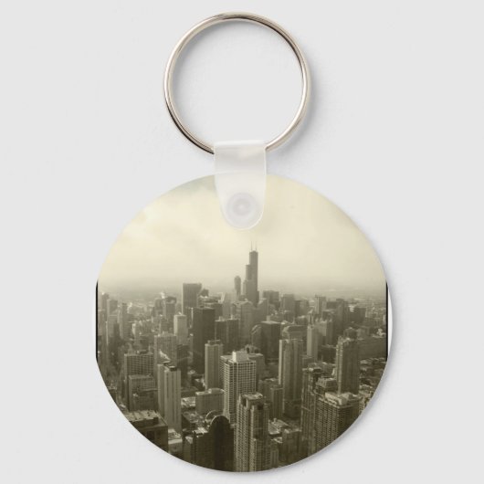 Porte-clés Chicago Skyline (Recto)
