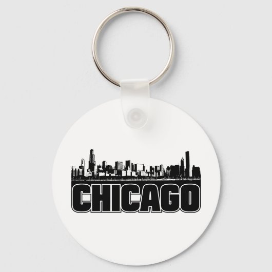 Porte-clés Chicago Skyline (Recto)