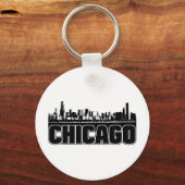 Porte-clés Chicago Skyline (Recto)