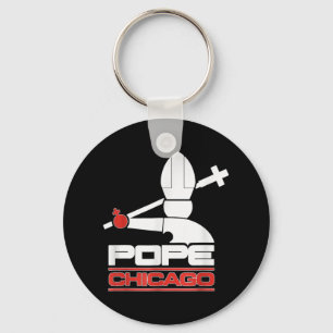 Porte-clés Chicago White Cassox Pope Leo T-shirt.png