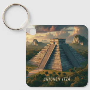 Porte-clés Chichén Itzá Yucatán Mexique Paysage Voyage