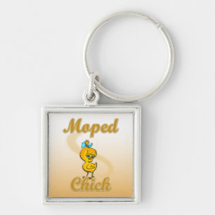 Porte-clés Chick à cyclomoteur