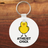 Porte-clés Chick athée (Recto)