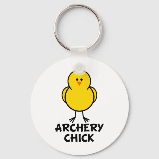 Porte-clés Chick au tir à l'arc (Recto)