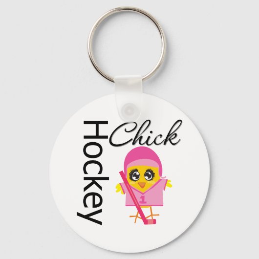 Porte-clés Chick de hockey (Recto)