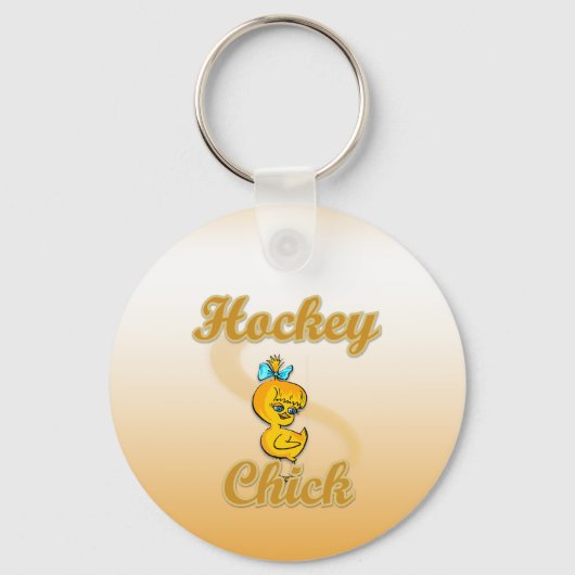 Porte-clés Chick de hockey (Recto)