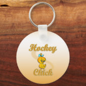Porte-clés Chick de hockey (Recto)