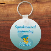Porte-clés Chick de natation synchronisée #3 (Recto)
