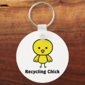 Porte-clés Chick de recyclage (Recto)