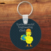 Porte-clés Chick d'ingénierie de l'environnement (Recto)
