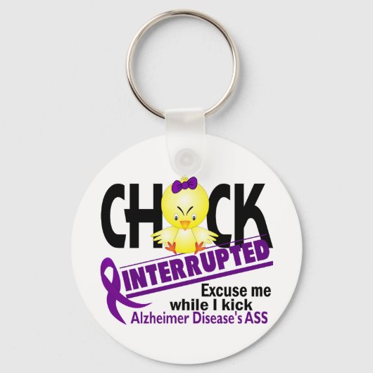 Porte-clés Chick Interrompu 2 Alzheimer's Disease (Recto)