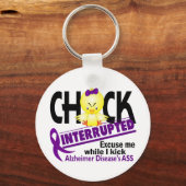 Porte-clés Chick Interrompu 2 Alzheimer's Disease (Recto)