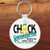 Porte-clés Chick Interrompu 2 Cancer de l'ovaire (Recto)