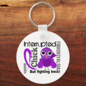 Porte-clés Chick Interrompu 3 Fibromyalgie (Recto)