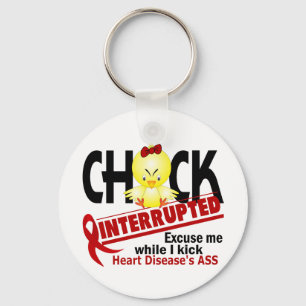 Porte-clés Chick Interrupted 2 Maladie Cardiaque