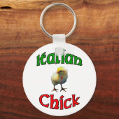 Porte-clés Chick italien avec corne (Recto)