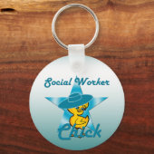 Porte-clés Chick ouvrier social #7 (Recto)