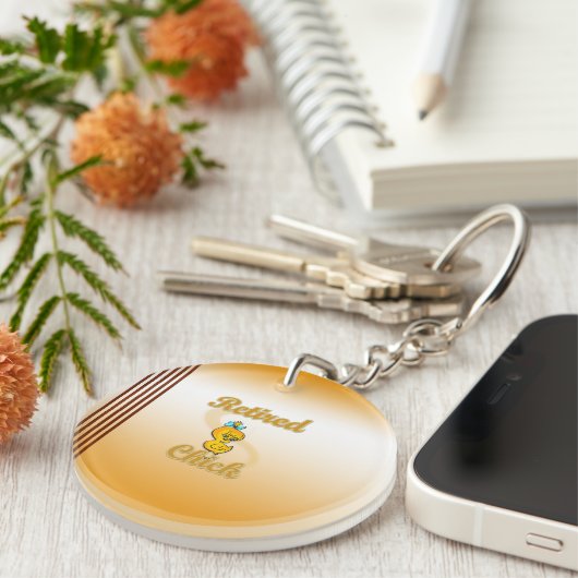 Porte-clés Chick retraité (Devant droit)