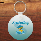 Porte-clés Chick sculpté #3 (Recto)
