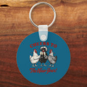 Porte-clés Chicken Cheers To The New Year  (Recto)