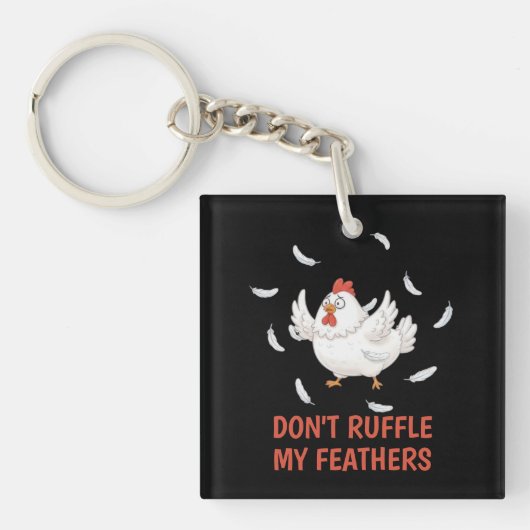 Porte-clés Chicken Feathers (Devant)