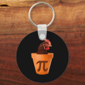 Porte-clés Chicken T And I Dont Care  (Recto)