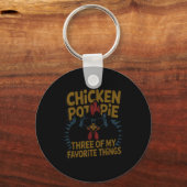 Porte-clés Chicken T E Farm Humor Funny Chicken Laugh Moment  (Recto)
