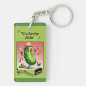 Porte-clés Chicket de danse avec boîte de bal (Dos)