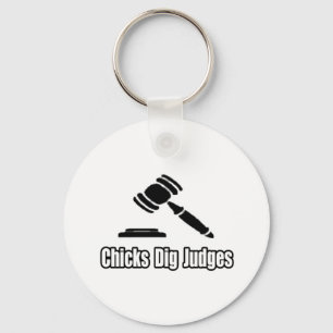 Porte-clés Chicks Dig Judges